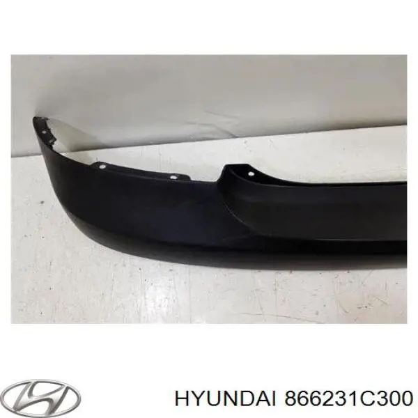 866231C300 Hyundai/Kia moldura do pára-choque traseiro