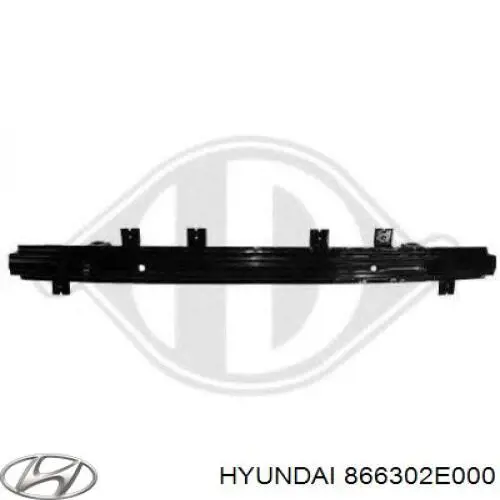 Усилитель бампера заднего Hyundai/Kia 866302E000