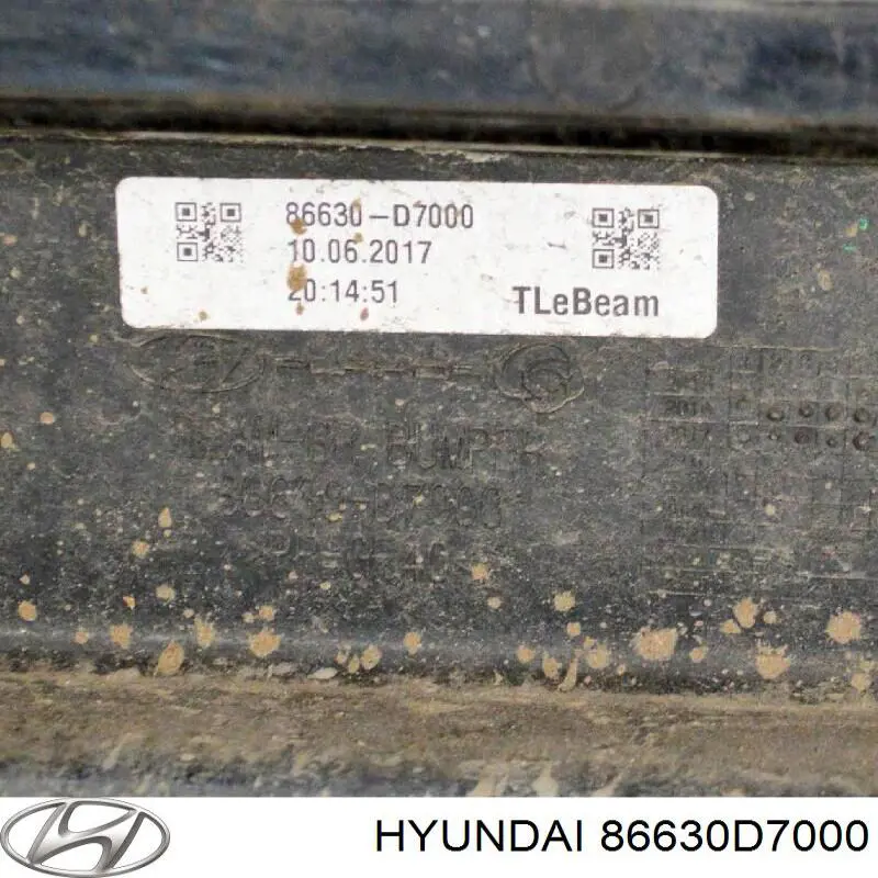 Купить 86630D7000 Hyundai/Kia Шина бампера заднего