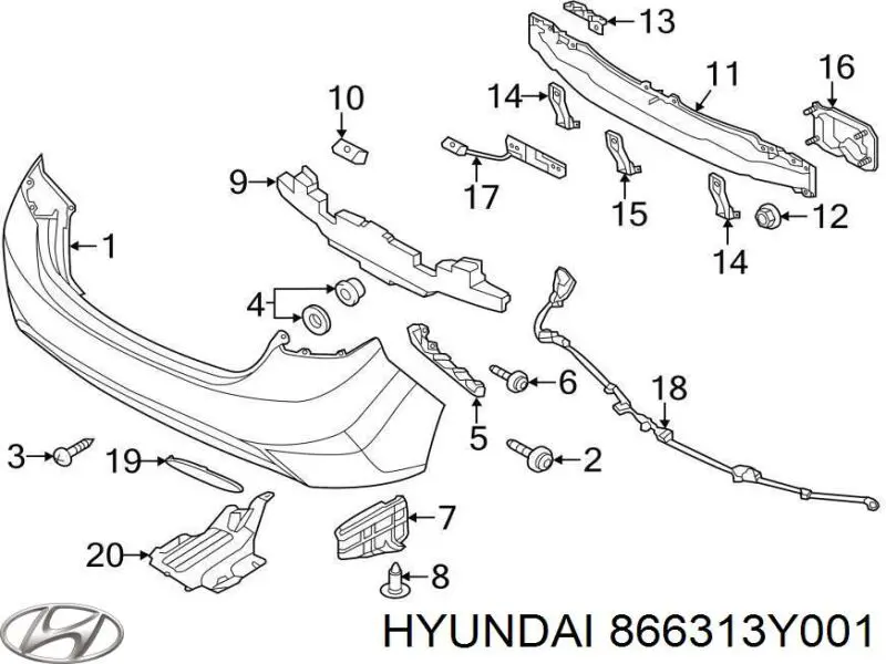 866313Y001 Hyundai/Kia 