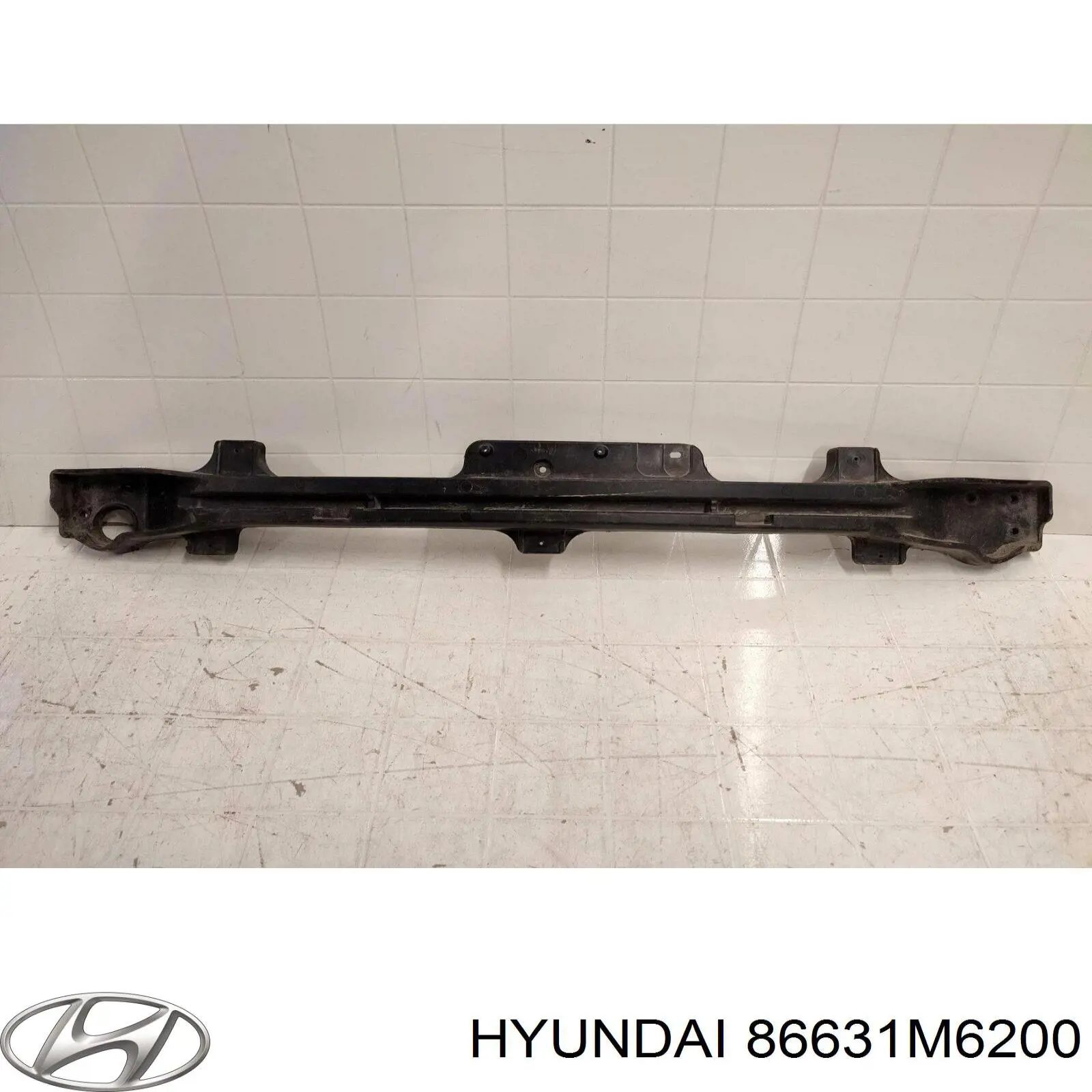 86631M6200 Hyundai/Kia reforçador do pára-choque traseiro