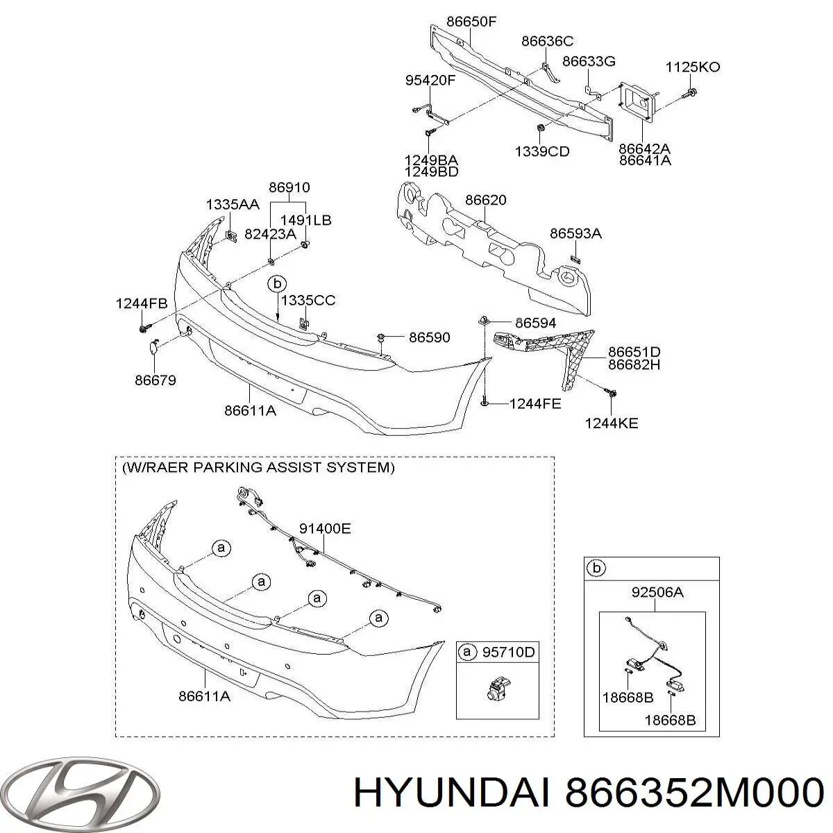 866352M000 Hyundai/Kia 