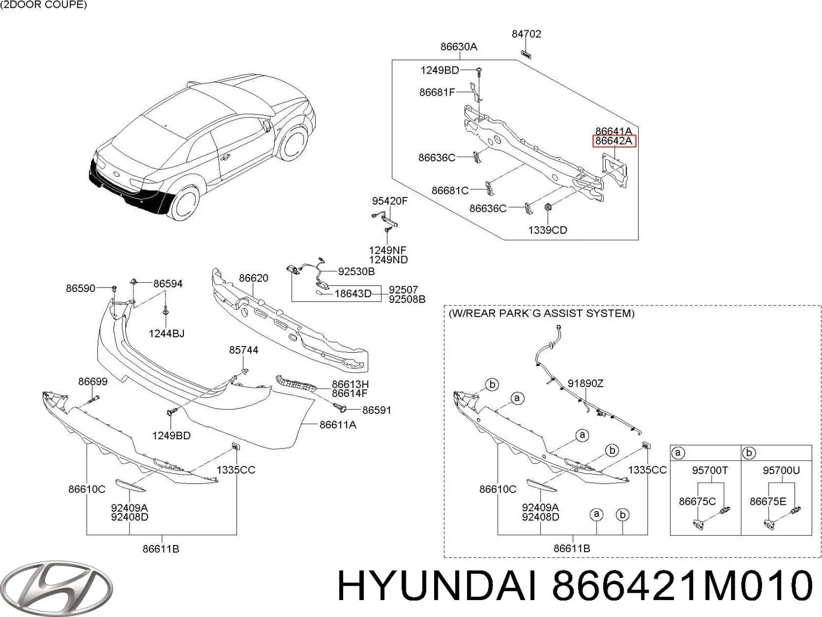  866421M010 Hyundai/Kia