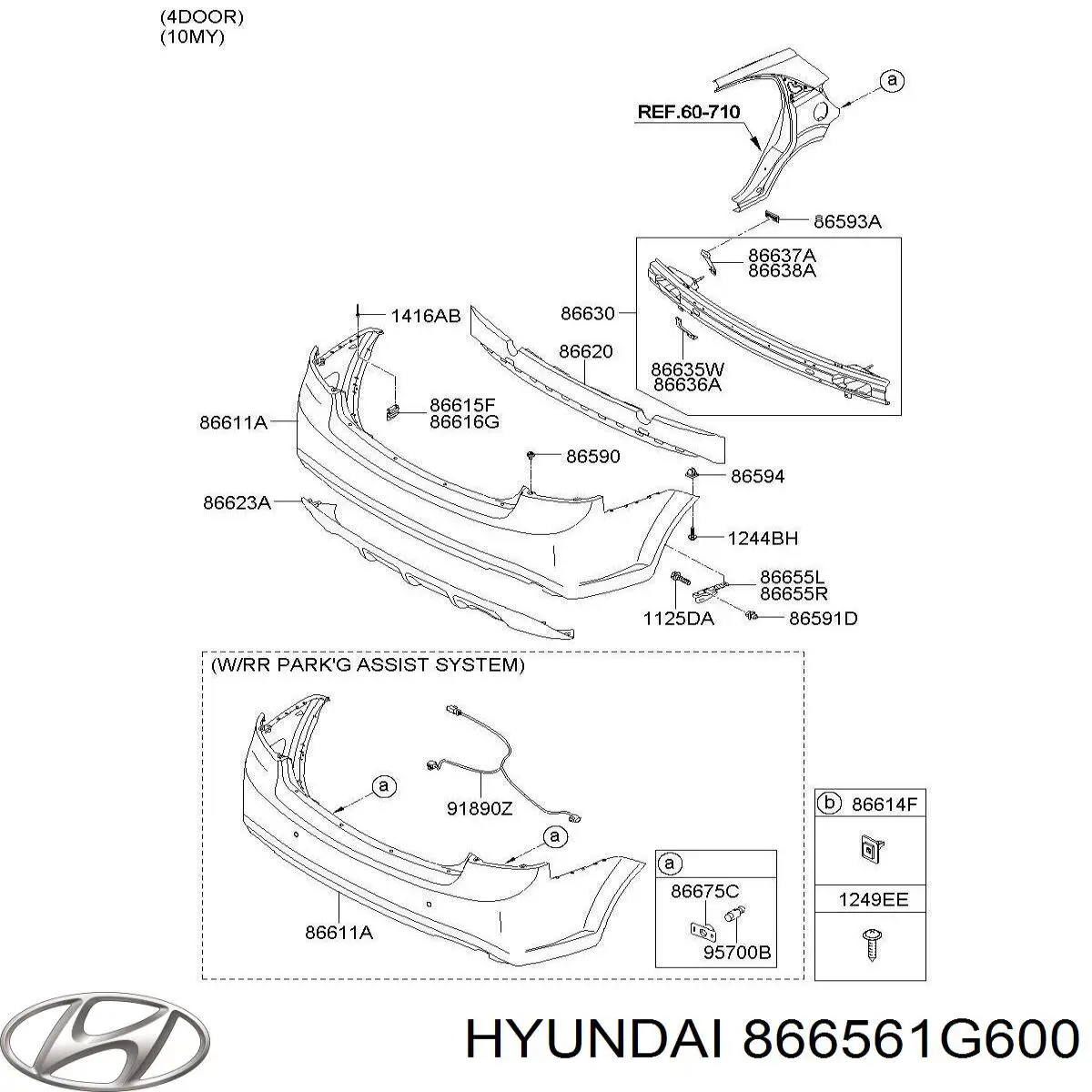 866561G600 Hyundai/Kia 