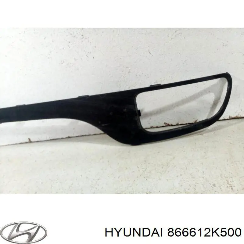 866612K500 Hyundai/Kia накладка бампера заднего