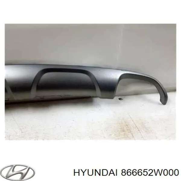 866652W000 Hyundai/Kia Молдинг бампера заднего