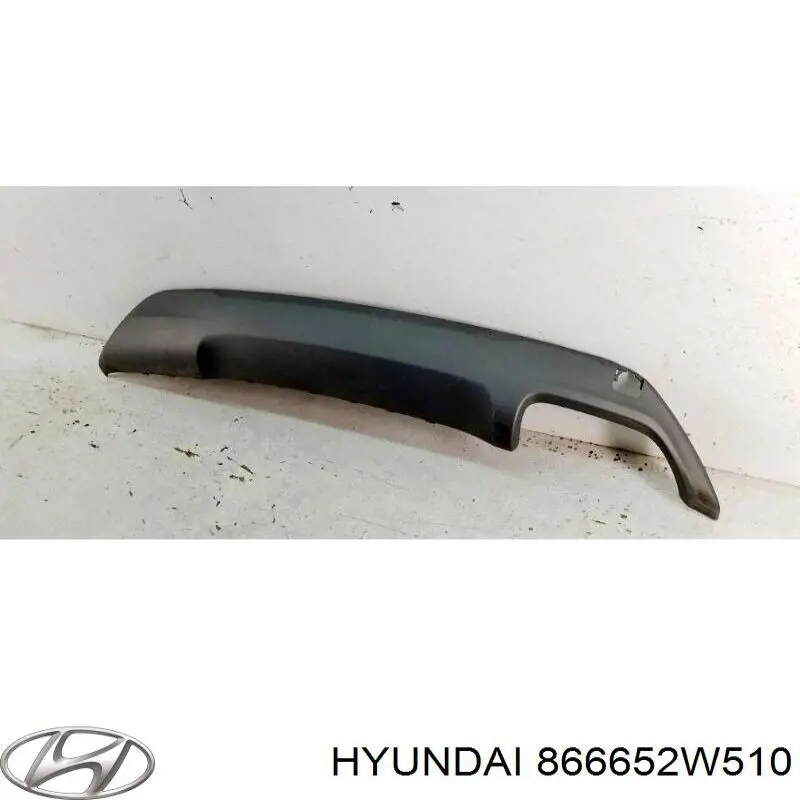 866652W510 Hyundai/Kia Защита заднего бампера