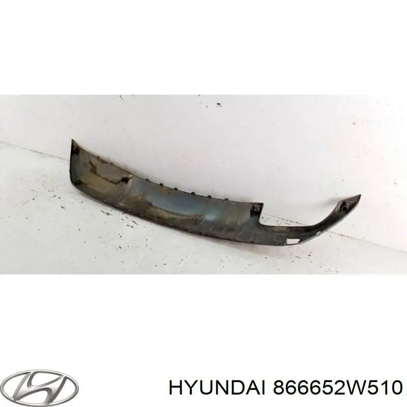 866652W510 Hyundai/Kia proteção do pára-choque traseiro