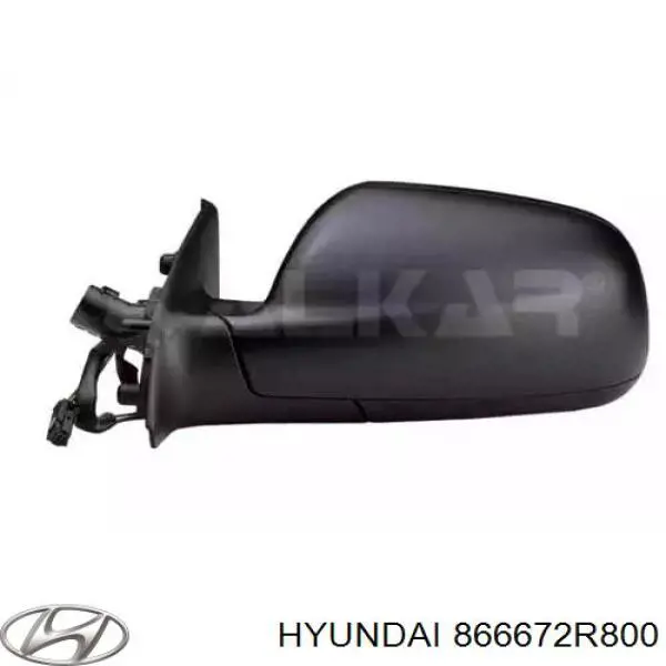 866672R800 Hyundai/Kia Заглушка бампера буксировочного крюка задняя