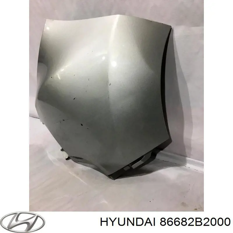 86682B2000 Hyundai/Kia pára-choque traseiro, parte direita