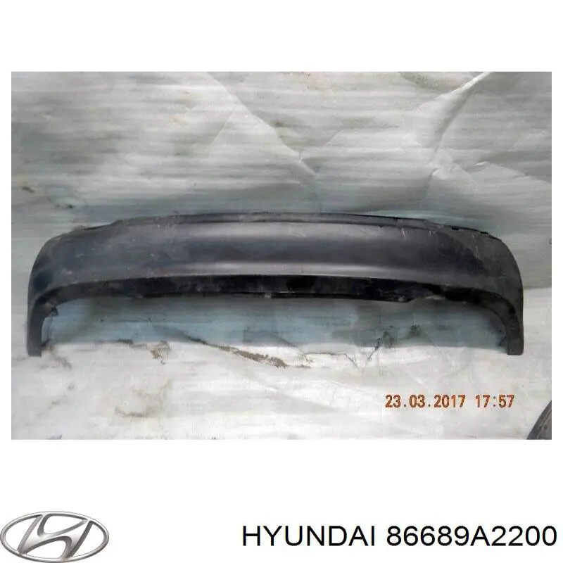 Купить 86689A2200 Hyundai/Kia Нижняя часть заднего бампера
