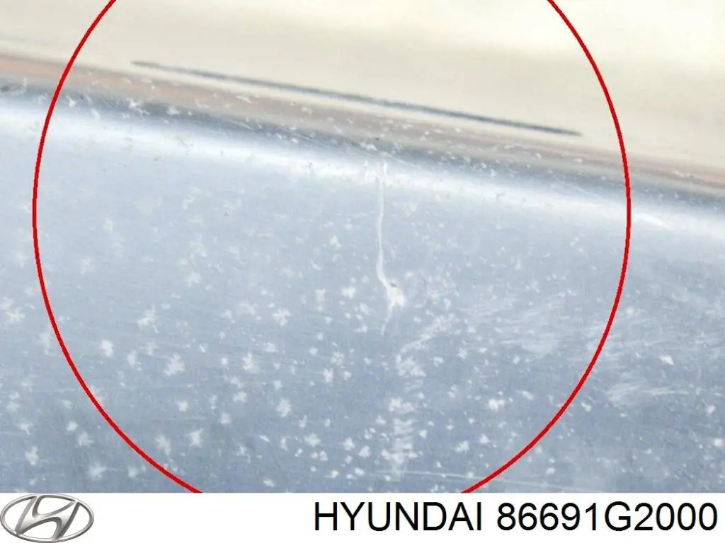 Купить 86691G2000 Hyundai/Kia Защита бампера заднего