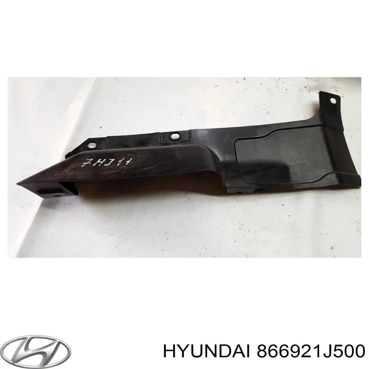 866921J500 Hyundai/Kia Защита заднего бампера