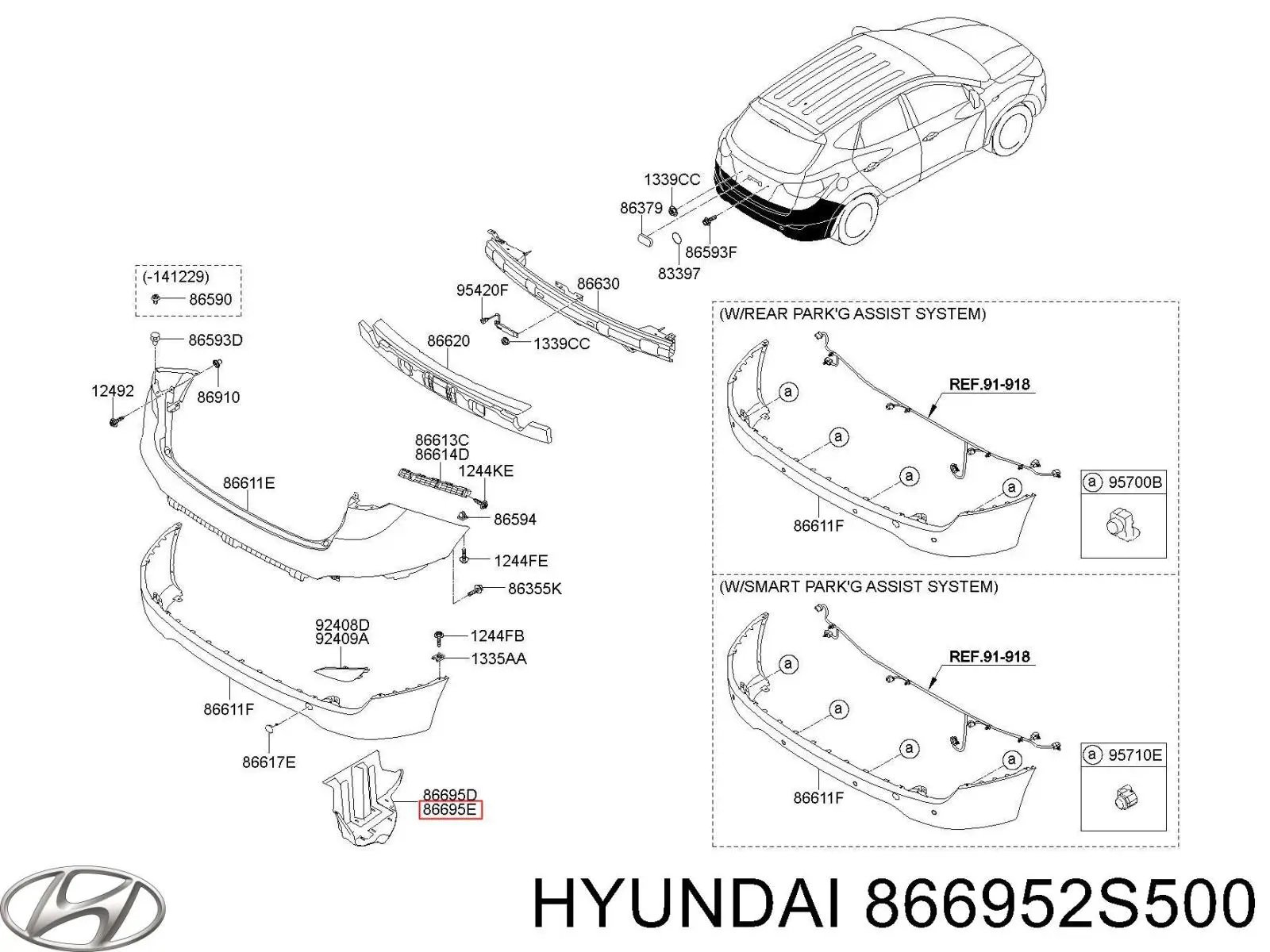  866952S500 Hyundai/Kia