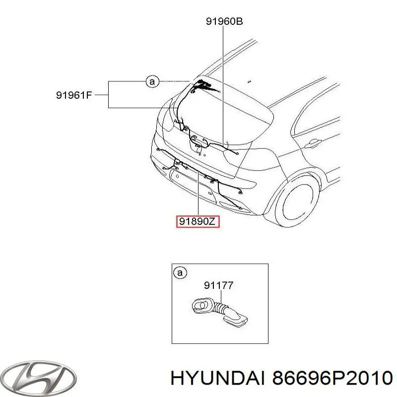  86696P2010 Hyundai/Kia
