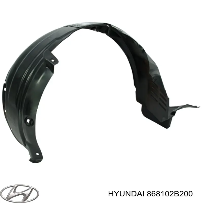Подкрылок крыла переднего левый Hyundai/Kia 868102B200