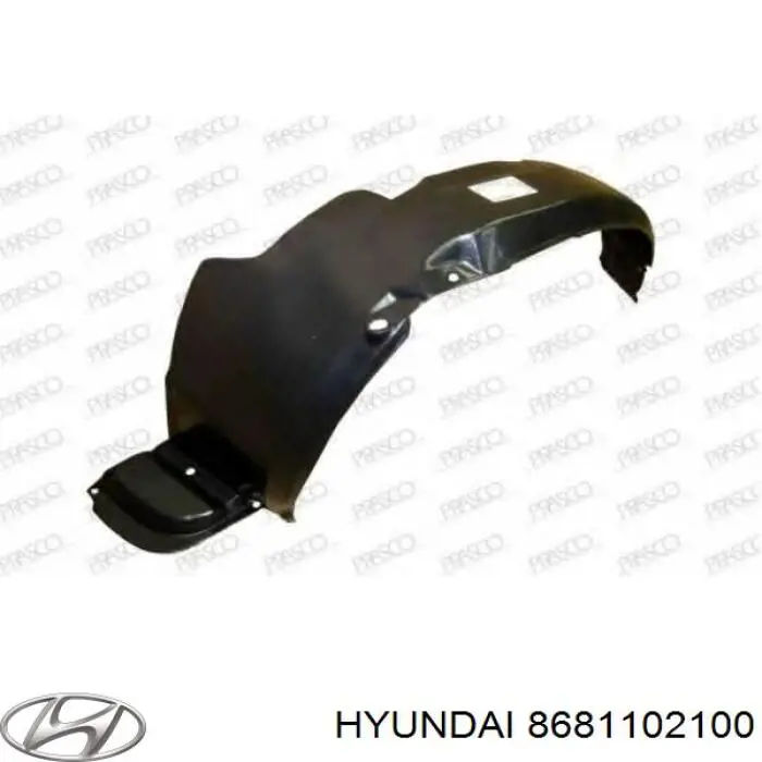 Подкрылок передний левый 4040FL1T Polcar