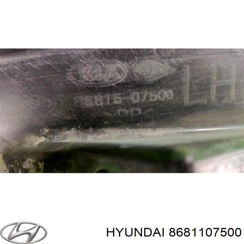 Купить 8681107500 Hyundai/Kia Подкрылок передний левый