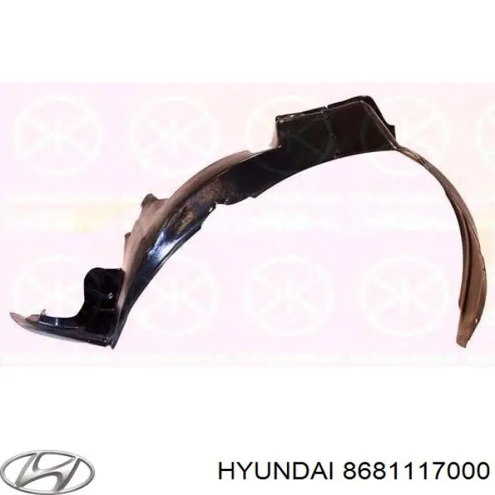 Подкрылок передний левый 8681117000 Hyundai/Kia