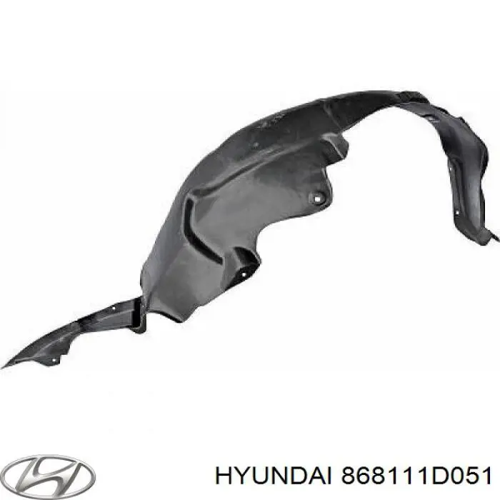 868111D051 Hyundai/Kia подкрылок крыла переднего левый