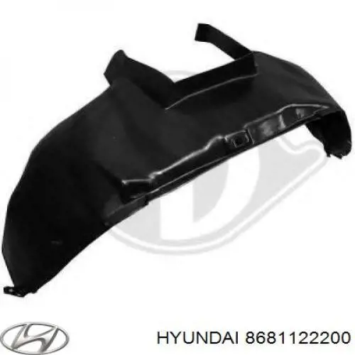 8681122200 Hyundai/Kia Подкрылок крыла переднего левый