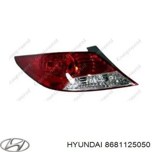 Купить 8681125050 Hyundai/Kia Подкрылок передний левый