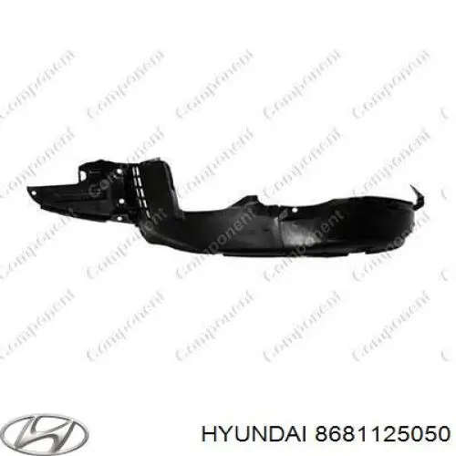 8681125050 Hyundai/Kia подкрылок крыла переднего левый