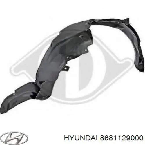 Подкрылок передний левый Хундай Лантра 2 (Hyundai Lantra)