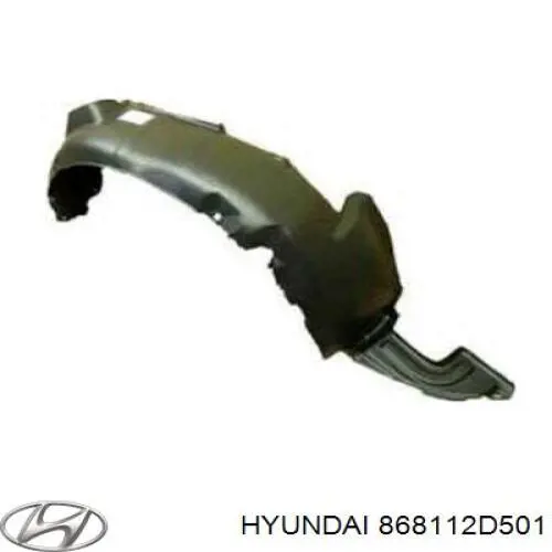 Купить 868112D501 Hyundai/Kia Подкрылок передний левый