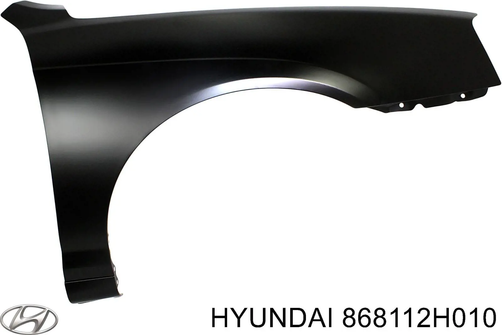 Подкрылок крыла переднего левый Hyundai/Kia 868112H010
