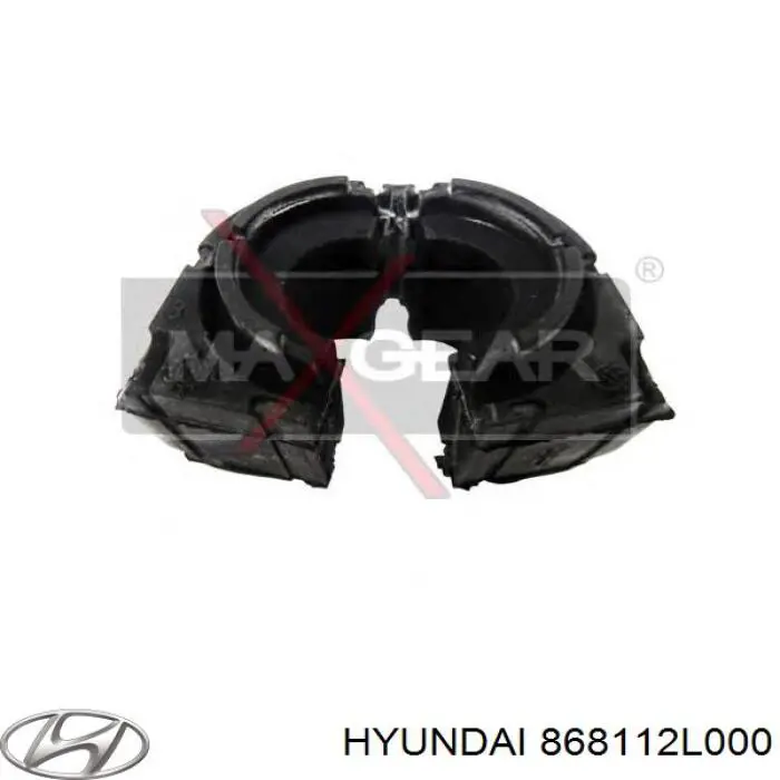 868112L000 Hyundai/Kia guarda-barras esquerdo do pára-lama dianteiro
