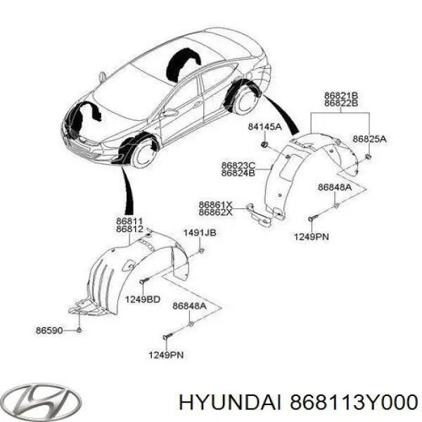  868113Y000 Hyundai/Kia