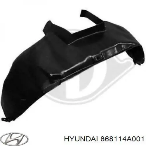 Guarda-barras esquerdo do pára-lama dianteiro para Hyundai H-1 STAREX 