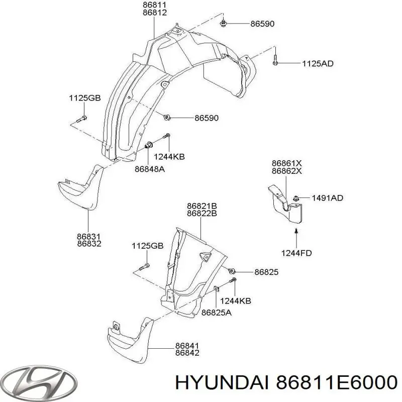  Hyundai/Kia 86811E6000 цена, от 70.90 USD