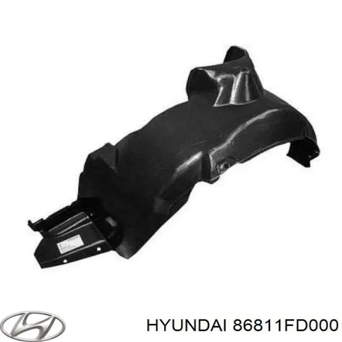 Подкрылок передний левый 86811FD000 Hyundai/Kia