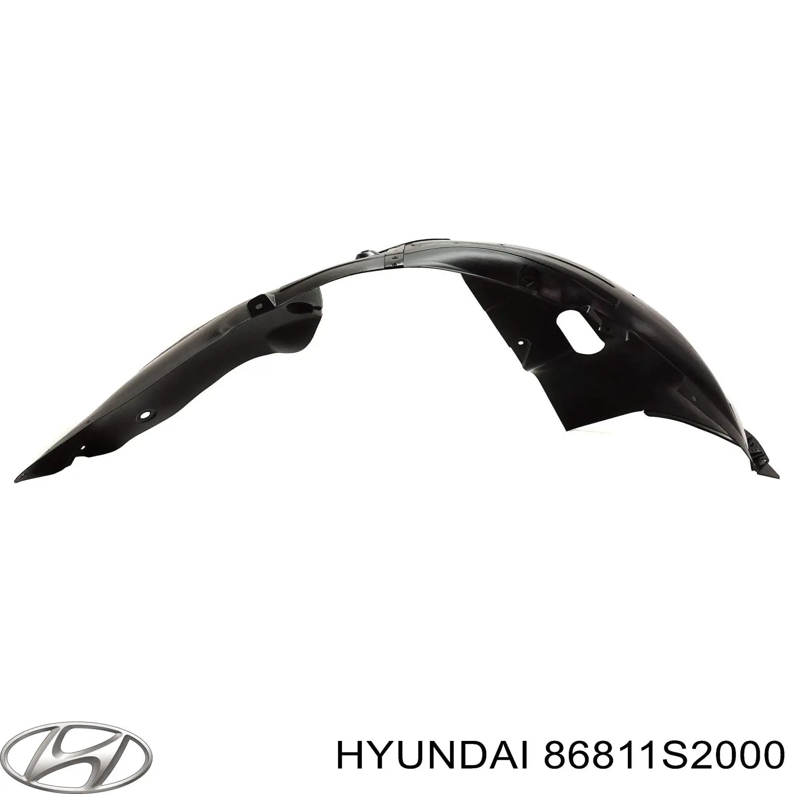 86811S2000 Hyundai/Kia подкрылок крыла переднего левый