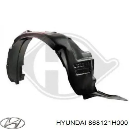 Подкрылок передний правый 868121H000 Hyundai/Kia