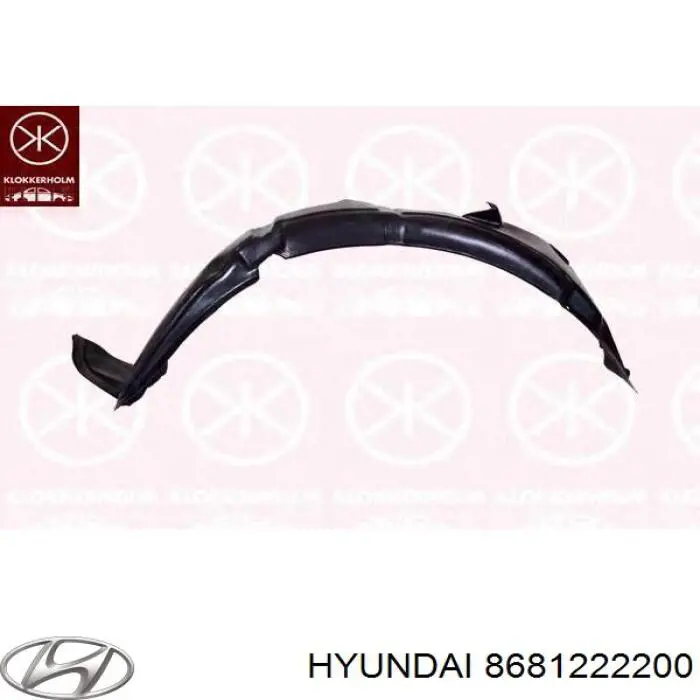 Купить 8681222200 Hyundai/Kia Подкрылок передний правый