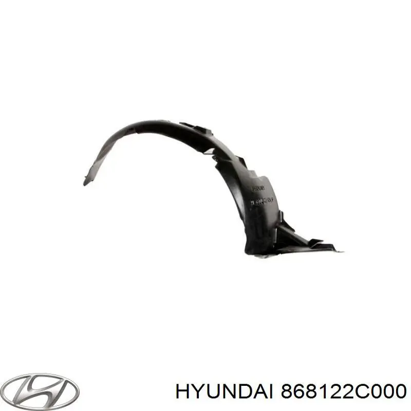 Подкрылок передний правый Хундай Купе GK (Hyundai Coupe)