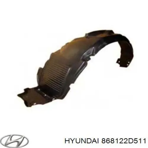 Подкрылок передний правый 868122D511 Hyundai/Kia