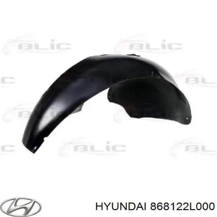 Подкрылок передний правый 868122L000 Hyundai/Kia