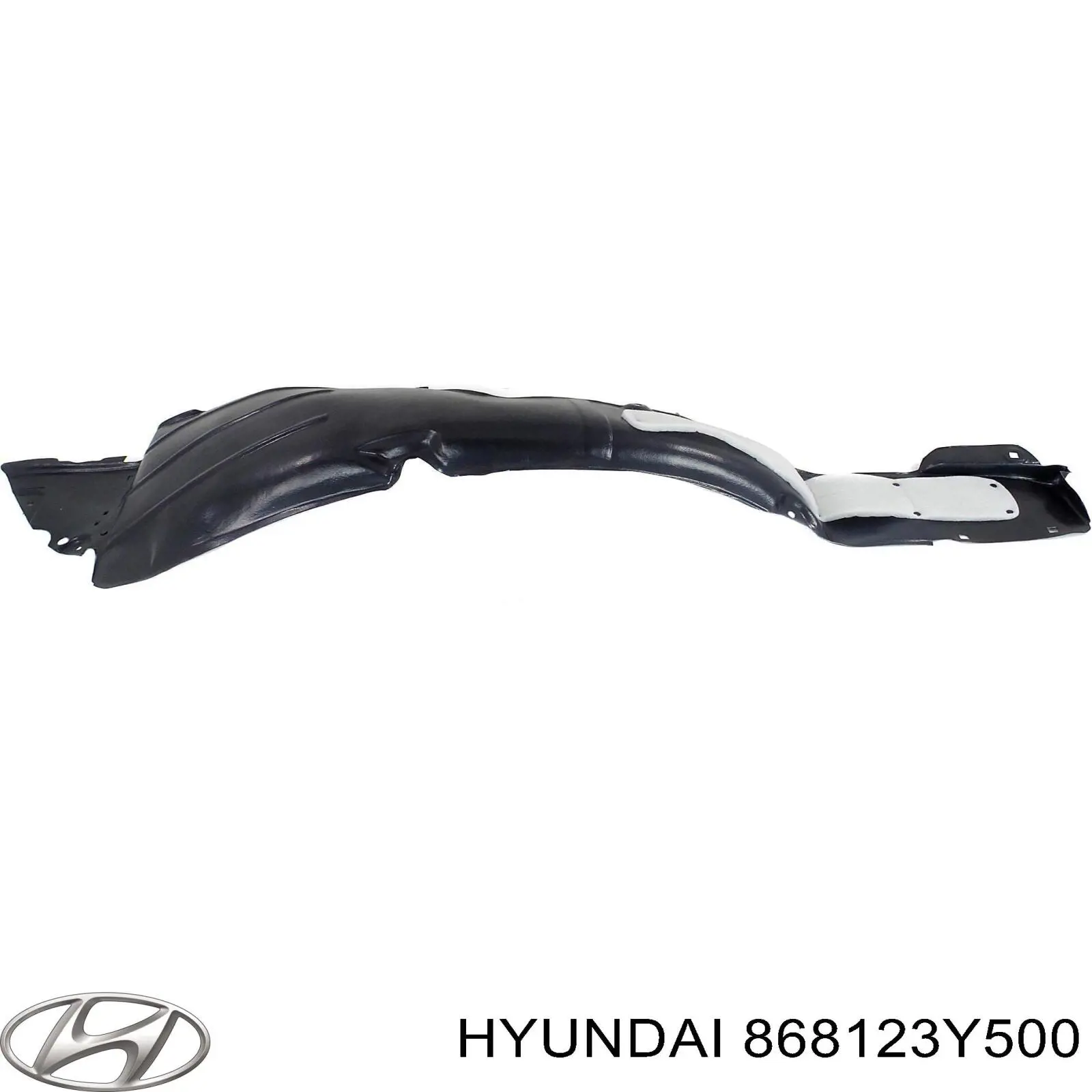 Правый подкрылок переднего крыла Hyundai/Kia 868123Y500 цена, от 57.01 USD