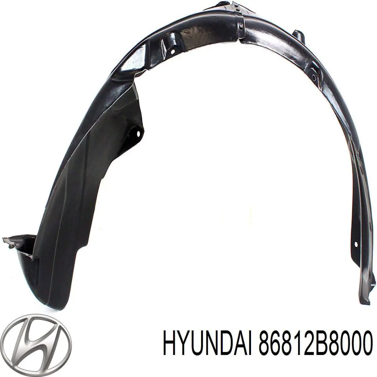 Подкрылок крыла переднего правый Hyundai/Kia 86812B8000