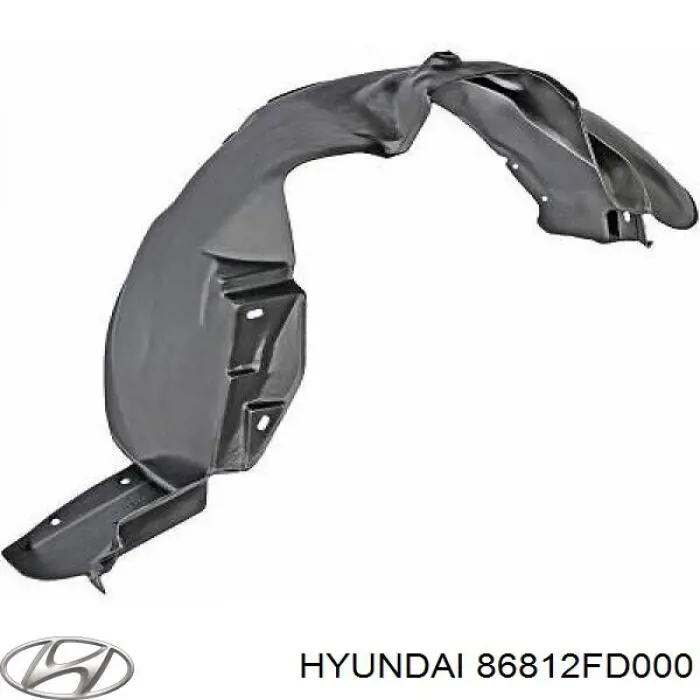 Подкрылок передний правый 4116FP1T Polcar