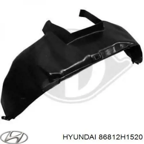 86812H1520 Hyundai/Kia подкрылок крыла переднего правый передний
