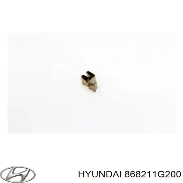 868211G200 Hyundai/Kia guarda-barras do pára-lama traseiro esquerdo