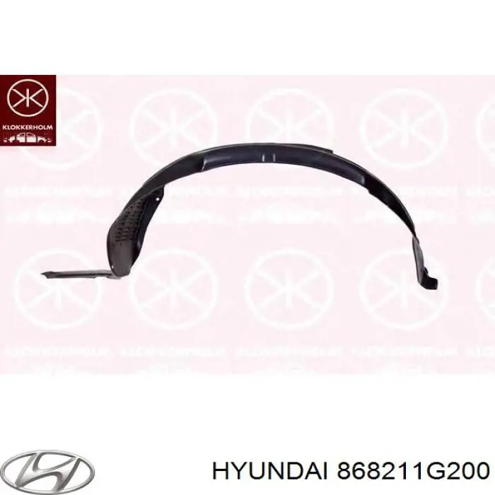 Подкрылок задний левый Hyundai/Kia 868211G200 цена, от 5.99 USD