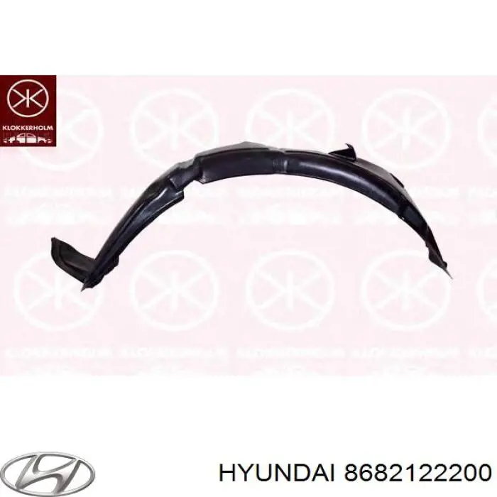 Подкрылок крыла заднего левый на Hyundai Accent 