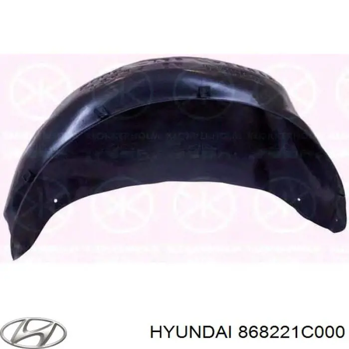 Guarda-barras do pára-lama traseiro direito para Hyundai Getz 