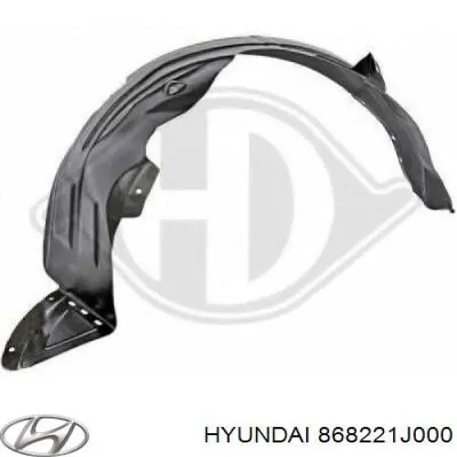 Подкрылок крыла заднего правый на Hyundai I20 PB